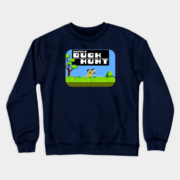 Donald Duck Hunt Crewneck Sweatshirt by RobotGhost